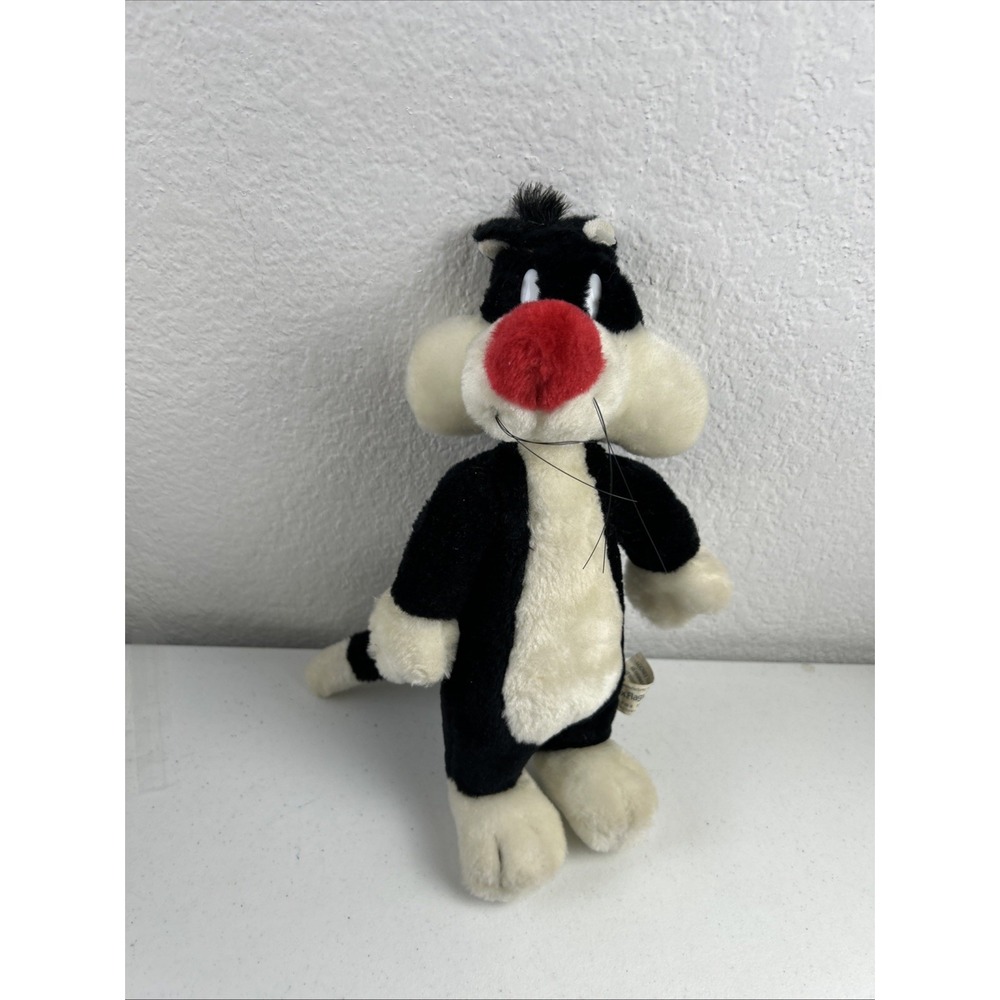 Vintage Looney Tunes Sylvester Cat Plush Six Flags Exclusive 1998